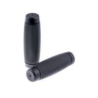 Highway Hawk H45-1208B Gripy Diamond Cut 25mm bez lanek černá 2ks